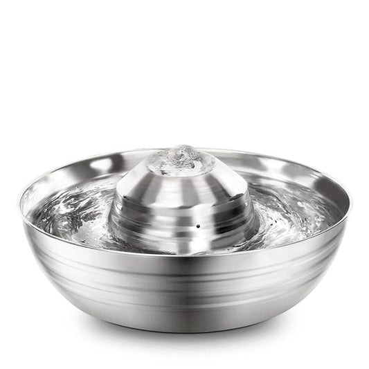 2L Quiet Stainless Steel Pet Drinking Fountain