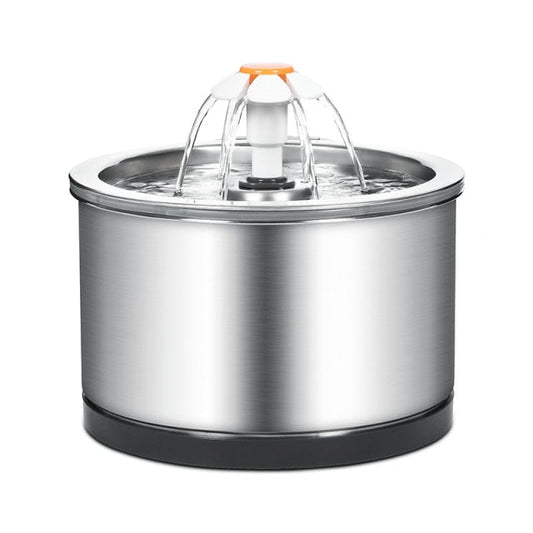 2.5L Stainless Steel Pet Water Fountain