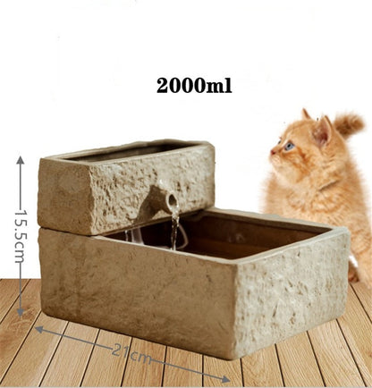 Retro Design Pet Water Fountain
