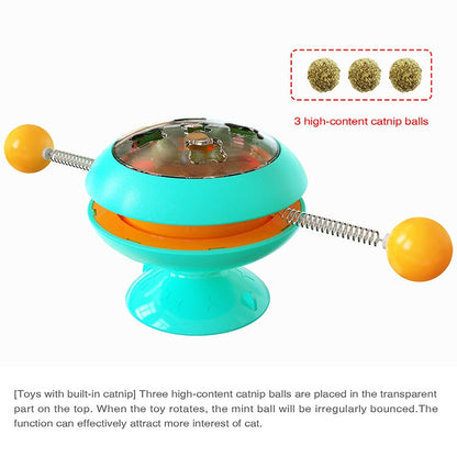 Interactive Cat Toy With Strong Suction Cup