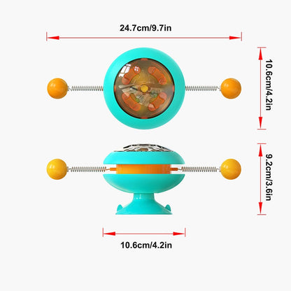 Interactive Cat Toy With Strong Suction Cup