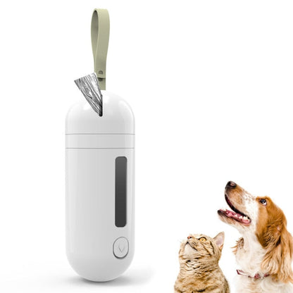 Dog Water Bottle With Poop Bag Dispenser
