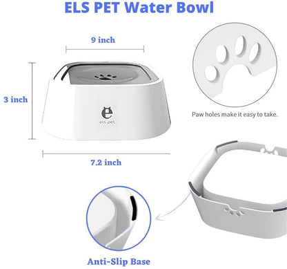 1.5L Floating Dog Drinking Water Bowl