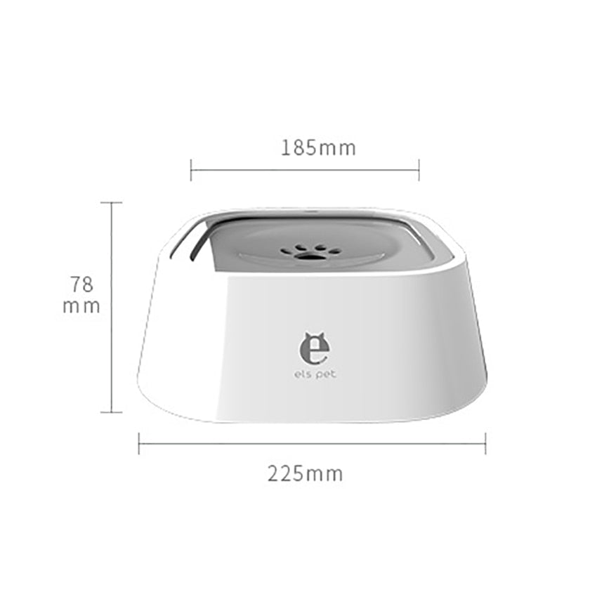 1.5L Floating Dog Drinking Water Bowl