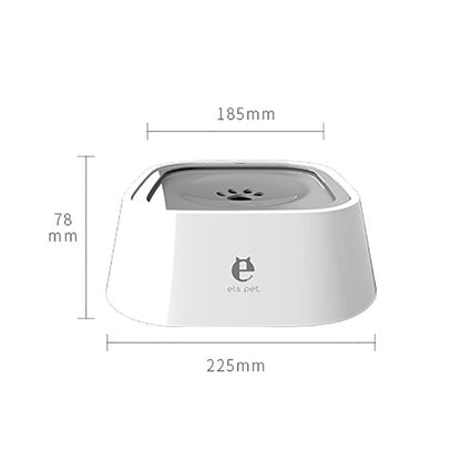 1.5L Floating Dog Drinking Water Bowl