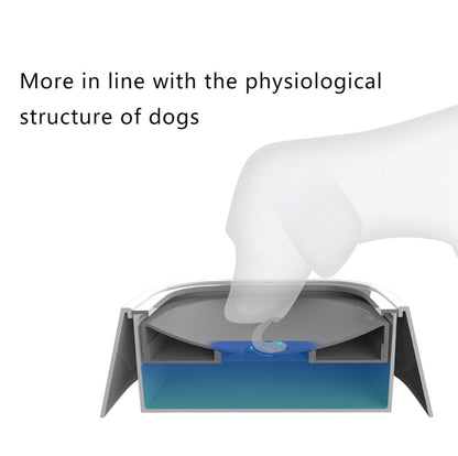 1.5L Floating Dog Drinking Water Bowl