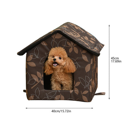 Winter Warm Soft Plush Dog Kennel