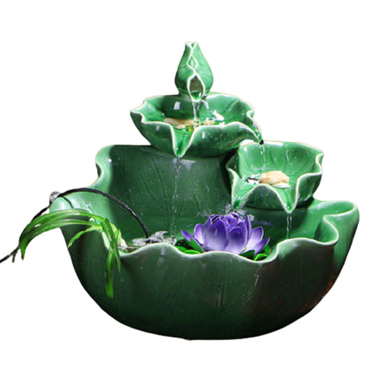 Lotus Ceramic Pet Water Fountain