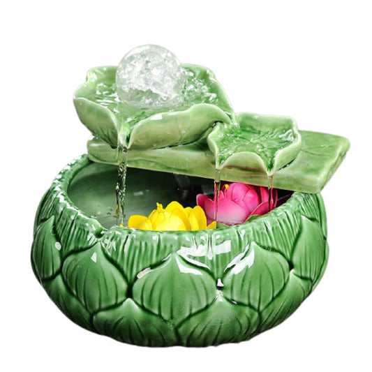 Lucky Pearl Ceramic Pet Water Fountain