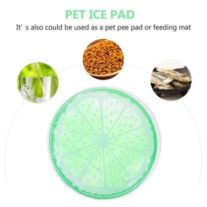 Lemon Self Cooling Dog Mat