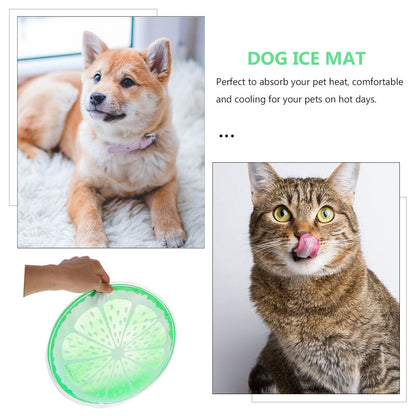 Lemon Self Cooling Dog Mat