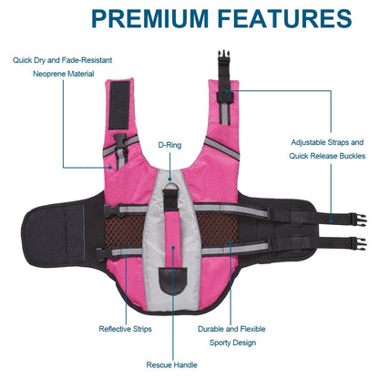 Summer Dog Life Jackets