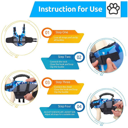 Summer Dog Life Jackets
