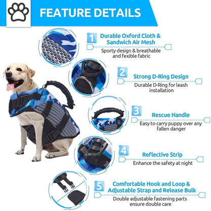 Summer Dog Life Jackets