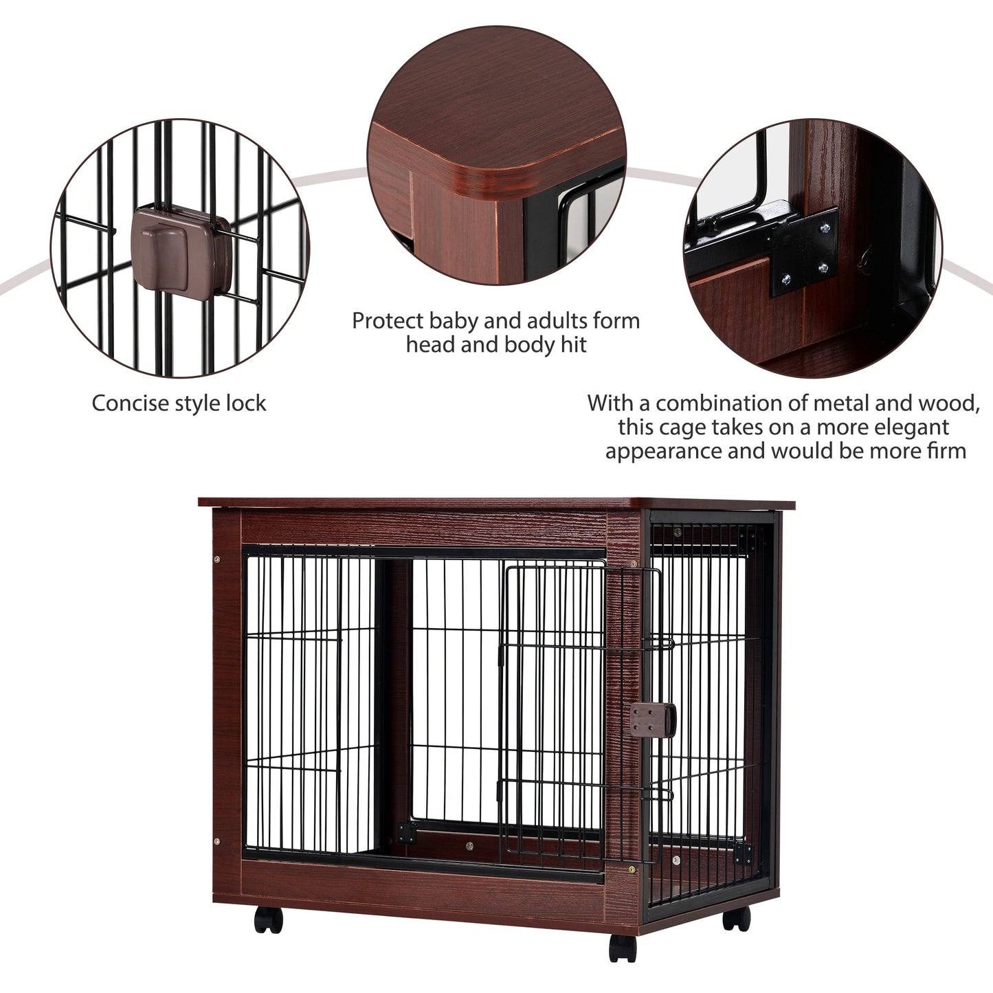 Luxury Furniture Style Dog Crate