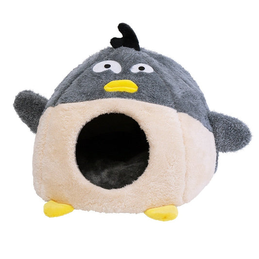 Soft Plush Penguin Pet Bed