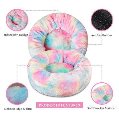 Thick Soft Warm Round Dog Beds