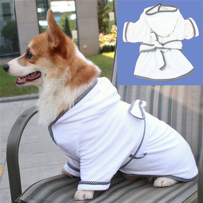 Premium Fast Drying Dog Bathrobe