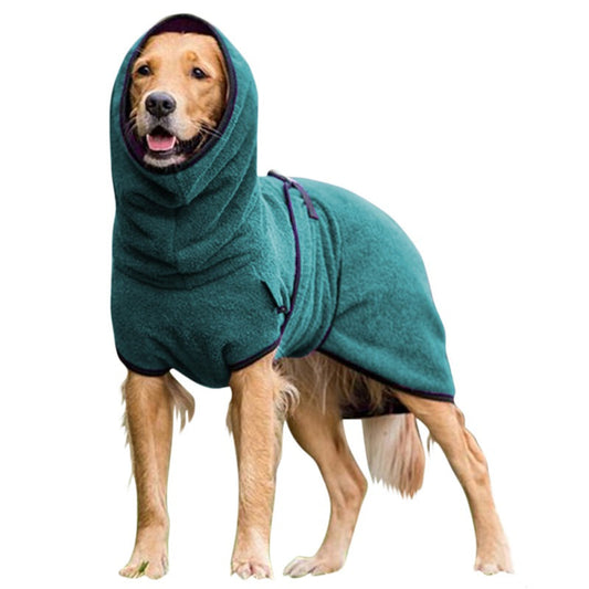 Adjustable Absorbent Dog Bathrobe