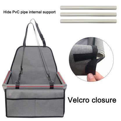 Dog Car Booster Seat With Safety Belt
