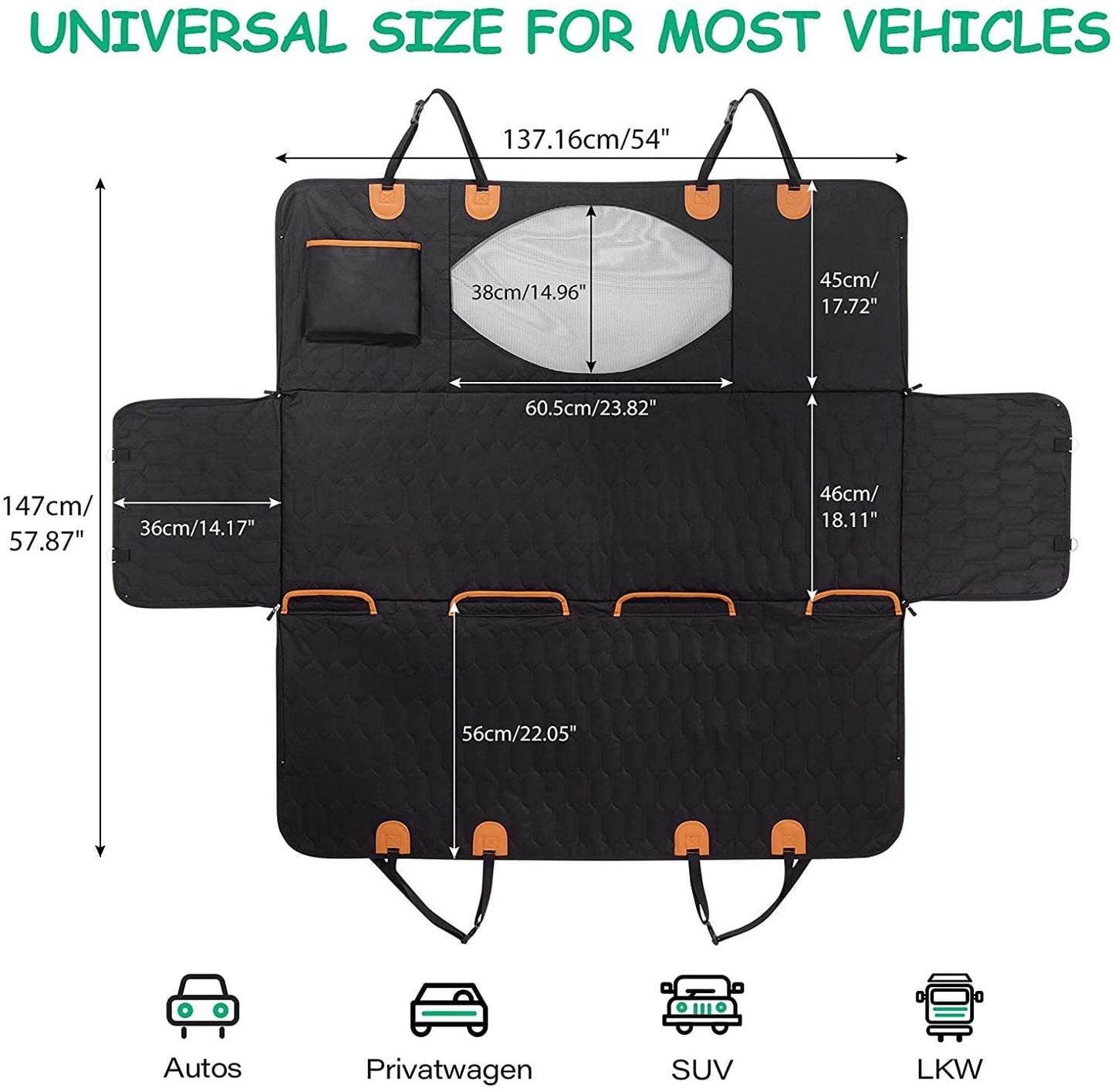 Luxury Waterproof Pet Car Seat Anti Dirty Mat