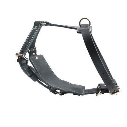 Luxury Dog Leather Chest Harness