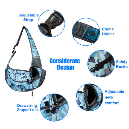 Durable Padded Strap Pet Sling Bag