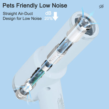 2 In 1 Pet Grooming Hair Dryer Slicker Brush