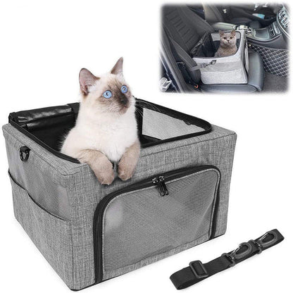 Metal Frame Pet Car Seat Carrying Bag