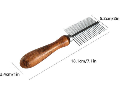 Double Sided Stainless Steel Dog Comb