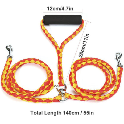 No Tangle Coupler Dual Dog Leash