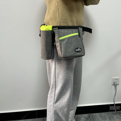 Built In Poop Bag Dispenser Dog Training Pouch