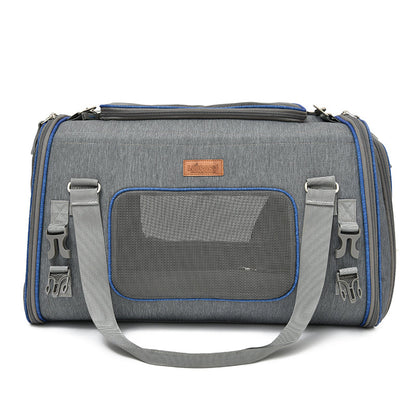 Soft Sided Foldable Dog Travel Bag